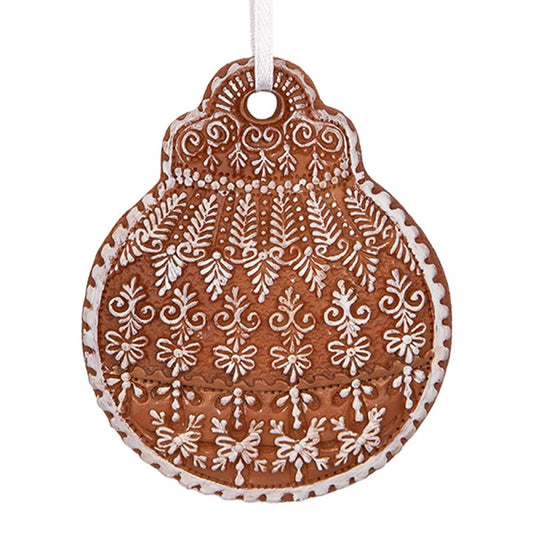 Gingerbread Cookie Christmas Ornament 8x10 cm