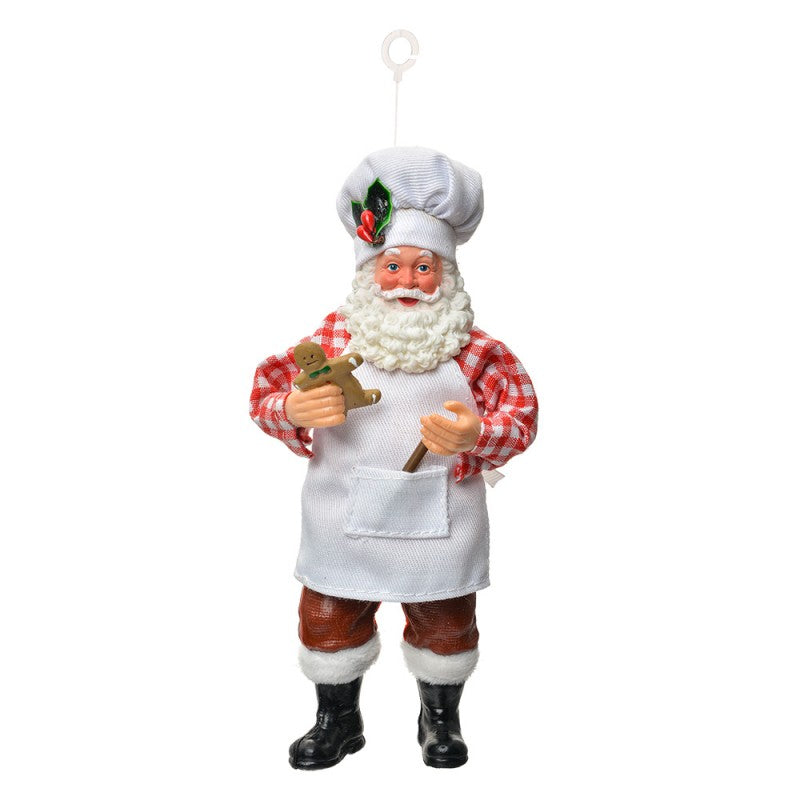 Addobbo albero babbo natale cuoco