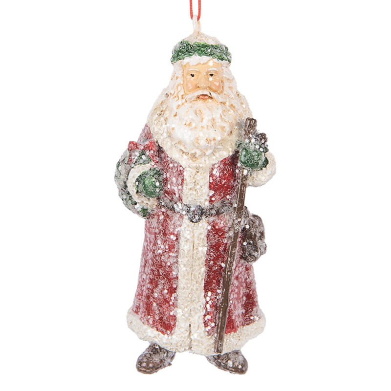 Decoro natalizio Babbo Natale da appendere Clayre & Eef