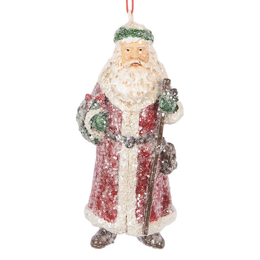 Decoro natalizio Babbo Natale da appendere Clayre & Eef