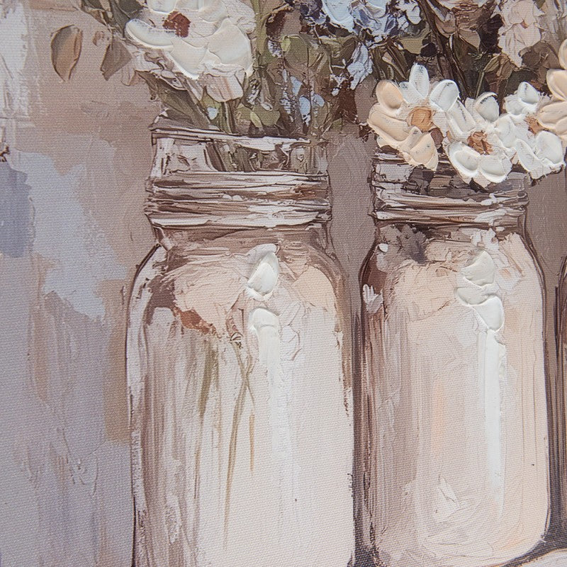 Quadro in tela con fiori