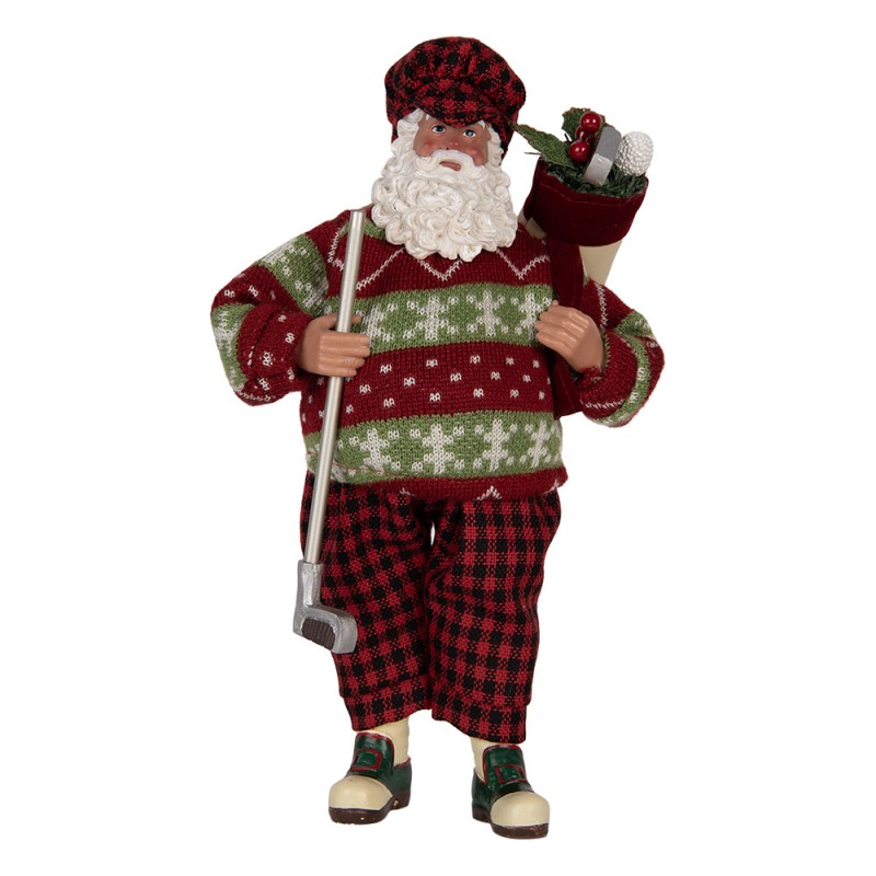 Decorazione natalizia babbo natale golf
