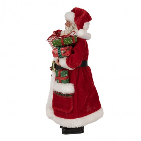 Decorazione natalizia babbo natale con i regali