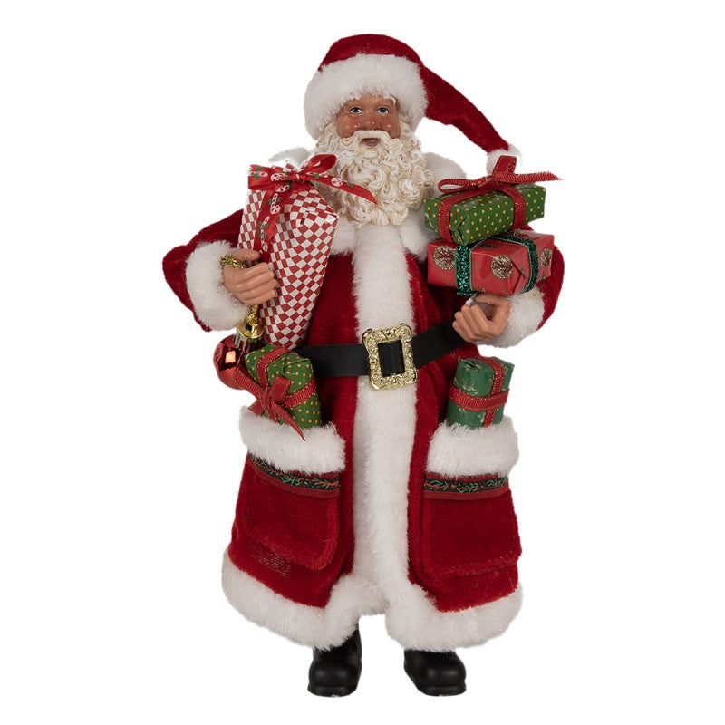 Decorazione natalizia babbo natale con i regali