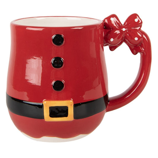 Mug Natalizia Maglione Babbo Natale in Ceramica 400 ml – Clayre & Eef